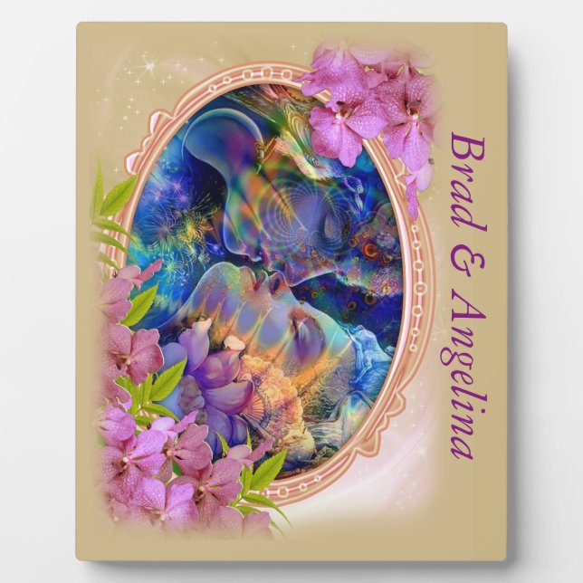 Placa Expositora Celebrando a la pareja. (Frente)