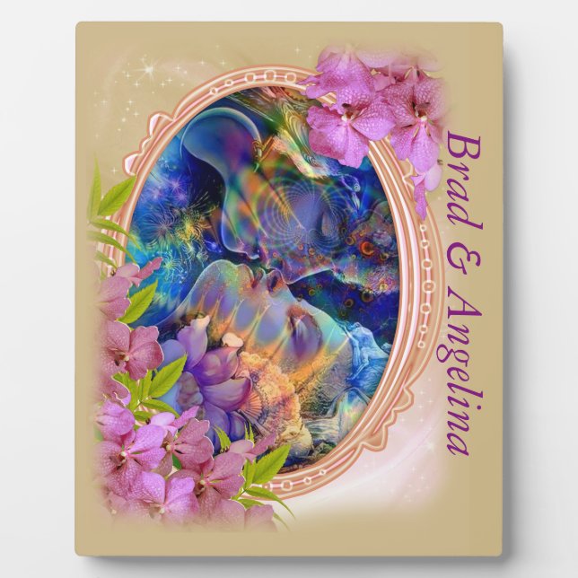 Placa Expositora Celebrando a la pareja. (Frente)