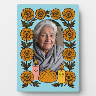 Placa Expositora Cempasúchil Ofrenda Altar Día de Muertos