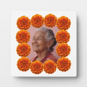 Placa Expositora Cempasúchil Ofrenda Altar Foto Personalizada
