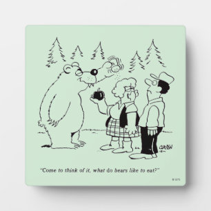 Placa Expositora Cena de Bears