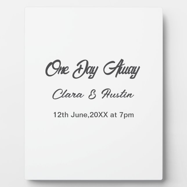 Placa Expositora cena de ensayo un día antes de la noche antes del  (Frente)