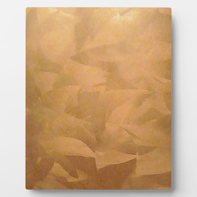 Placa Expositora Cepillado metálico de cobre (Frente)