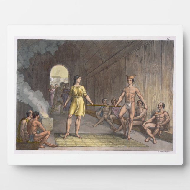 Placa Expositora Ceremonia de matrimonio indio canadiense, de 'Le C (Frente)