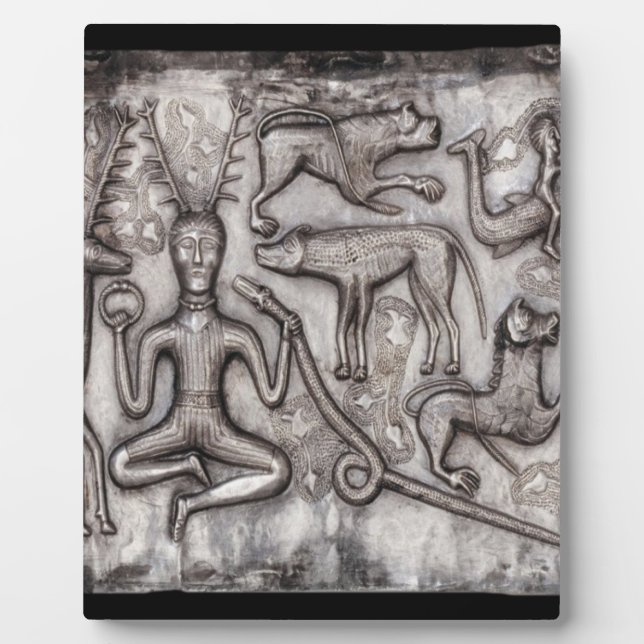 Placa Expositora Cernunnos Gundestrup Cauldron (Frente)