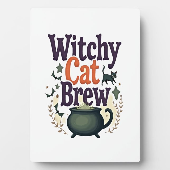 Placa Expositora Cerveza Gato Brujo (Frente)