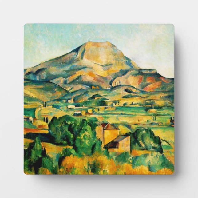 Placa Expositora Cezanne Mont Sainte-Victoire Plaque (Frente)