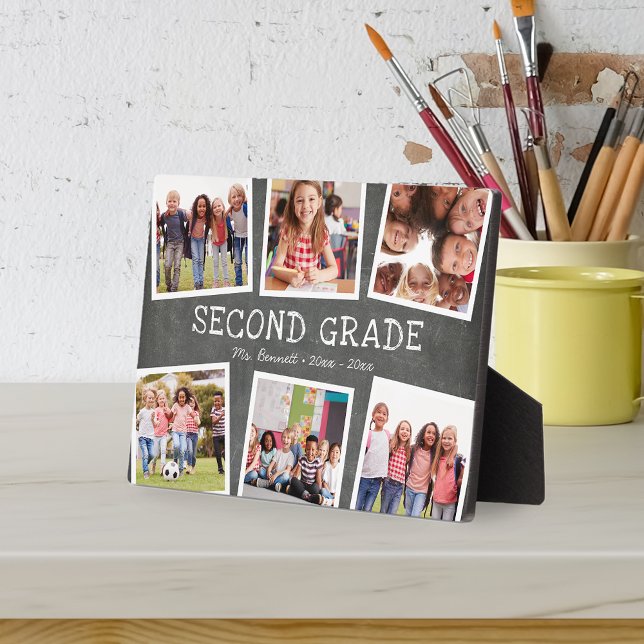 Placa Expositora Chalkboard Collage de fotos Niños año escolar Keep (Subido por el creador)