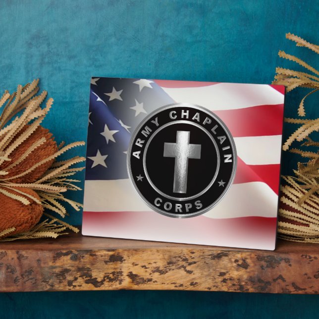 Placa Expositora Chaplain Corps (Lado)