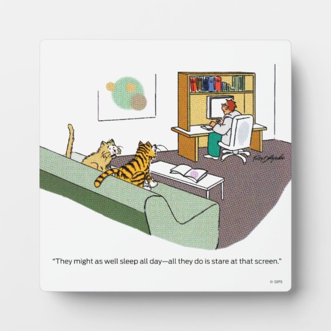 Placa Expositora Charla de gato (Frente)