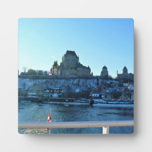 Placa Expositora Chateau Frontenac, Quebec, Canadá