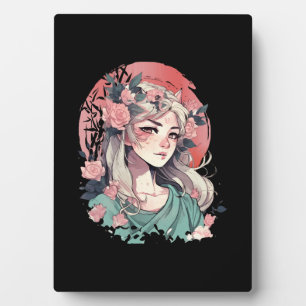 Placa Expositora Chica Anime Linda