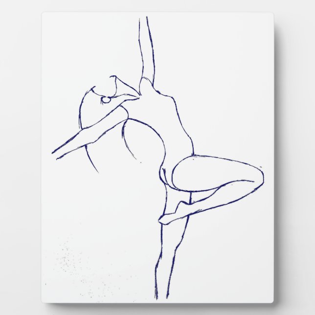 Placa Expositora Chica bailarín (Frente)