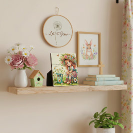 Placa Expositora Chica de la margarita del niño de Dios