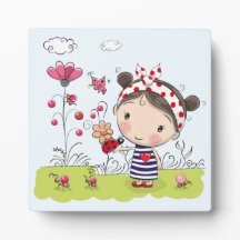 Chica de Personalizado con Ladybug en la escena de