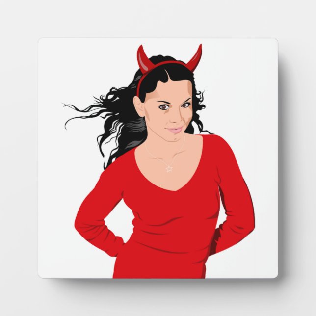PLACA EXPOSITORA CHICA DEVIL (Frente)