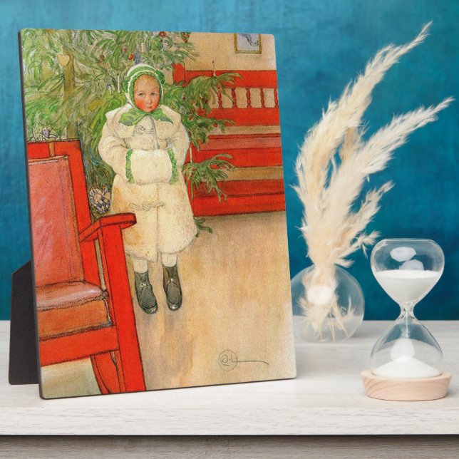 Placa Expositora Chica sueco con Navidades de muff (Lado)