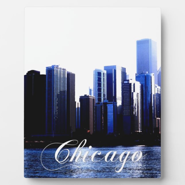Placa Expositora Chicago Illinois (Frente)