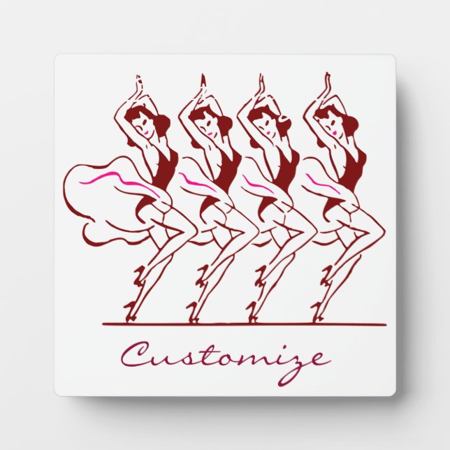 Placa Expositora Chicas bailarines Thunder_Cove (Frente)