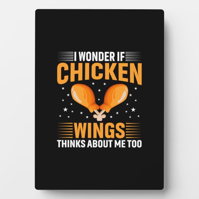 Placa Expositora Chicken Lover | Ala de pollo (Frente)