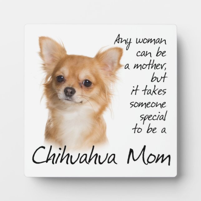 Placa Expositora Chihuahua Mom Plaque (Frente)
