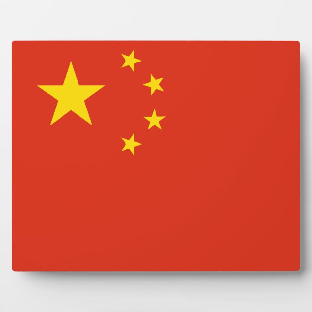 Placa Expositora Chinese Flag (Frente)
