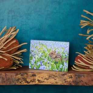 Placa Expositora Chipmunk Art Decor Plaque