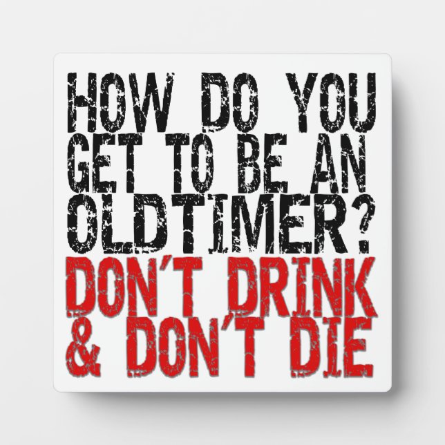 Placa Expositora Chiste de tiempo antiguo de recuperación (Frente)