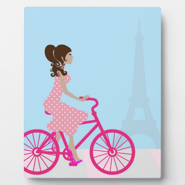 Placa Expositora Ciclismo en París (Frente)