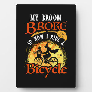 Placa Expositora Ciclismo Halloween Conductor de bicicletas 102 Bic