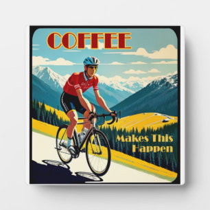 Placa Expositora Ciclismo que el café hace posible