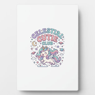 Placa Expositora Cielo de Unicornio Club de Cute Retro Producto G