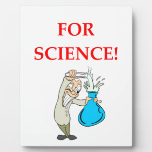 Placa Expositora científico loco