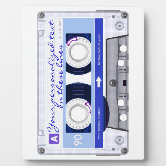 Placa Expositora Cinta cassette - azul -
