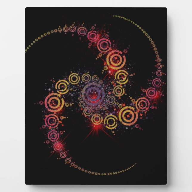 Placa Expositora círculo de recorte (Frente)