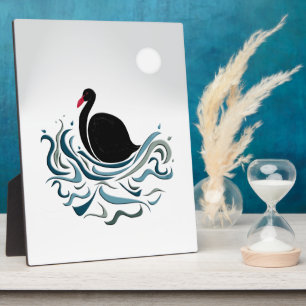 Placa Expositora Cisne negro