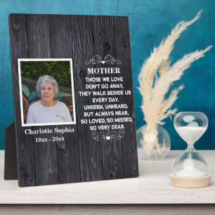 Placa Expositora cita conmemorativa para mamá Personalizado Foto y 