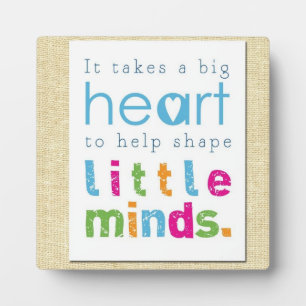 Placa Expositora Cita de agradecimiento del profesor