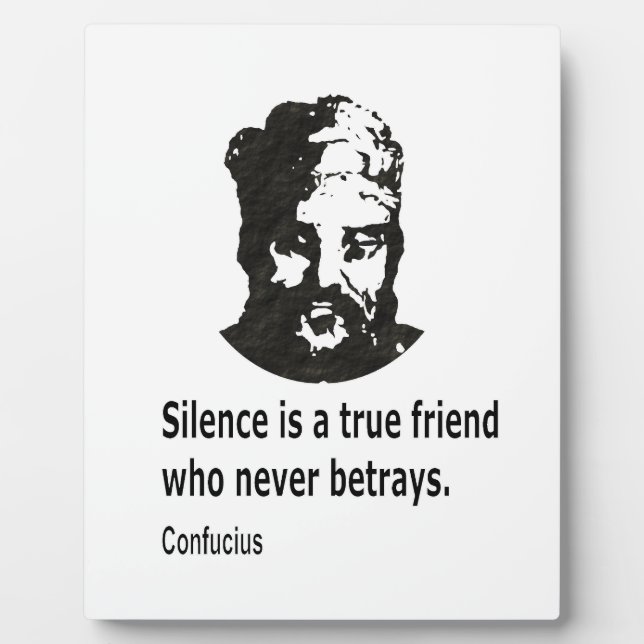 Placa Expositora Cita De Confucio (Frente)