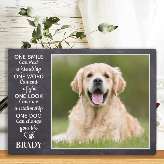 Placa Expositora Cita de Dog Lover Mantener foto Mascota personaliz (Subido por el creador)