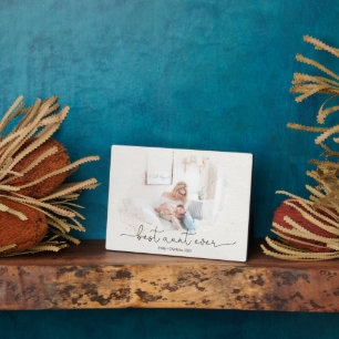 Placa Expositora Cita de la mejor tía de la colección de guiones de