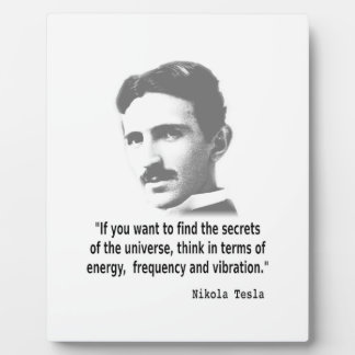 Placa Expositora Cita De Nikola Tesla