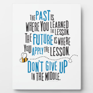 Placa Expositora Cita de palabras de aliento