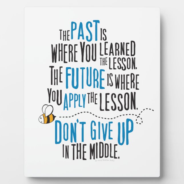 Placa Expositora Cita de palabras de aliento (Frente)