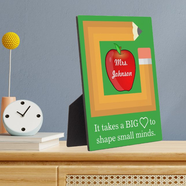 Placa Expositora Cita de profesor personalizado de escuela personal (Subido por el creador)