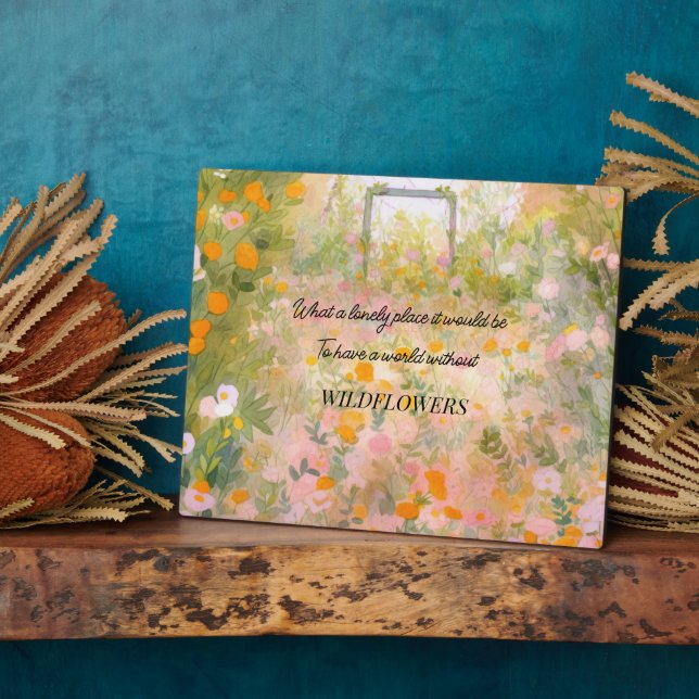 Placa Expositora Cita de Wildflower Meadow (Lado)