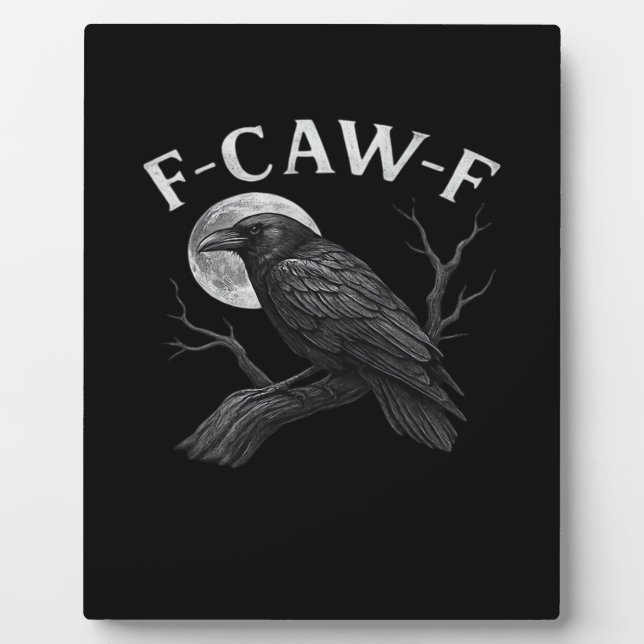 Placa Expositora Cita divertida F-Caw-F (Frente)