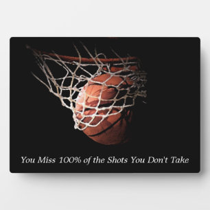 Placa Expositora Cita motivadora Baloncesto