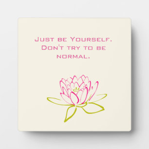 Placa Expositora Citas inspiradoras sobre las opciones