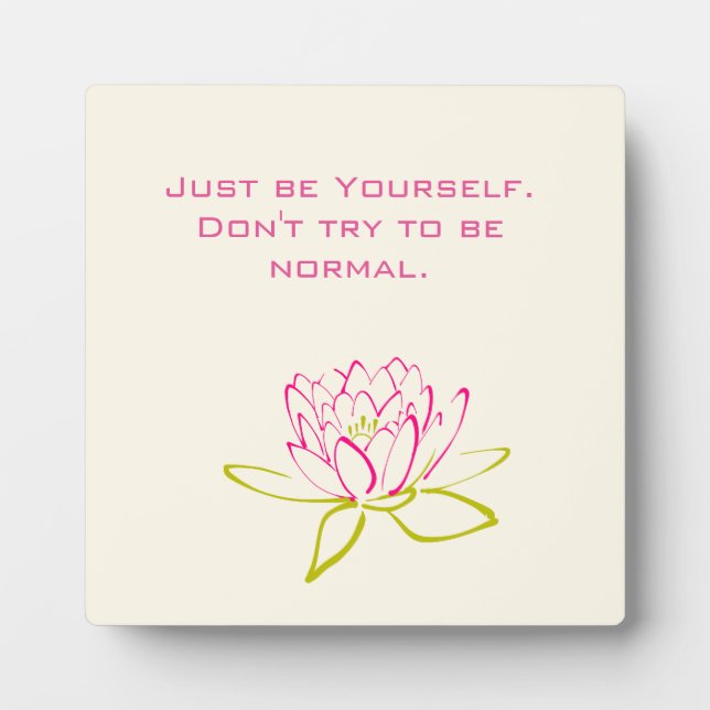 Placa Expositora Citas inspiradoras sobre las opciones (Frente)